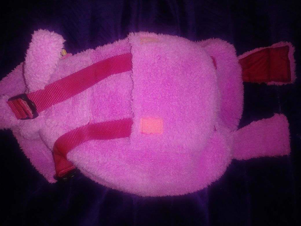 Fluffy child's backpack