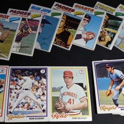 1977/1978 Topps Baseball Cards