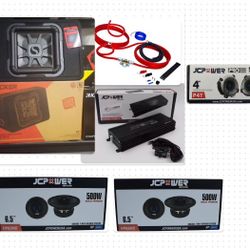 New Bass Package Deal Kicker L7T 12” With Midrange Speakers Tweeters Installation Included 