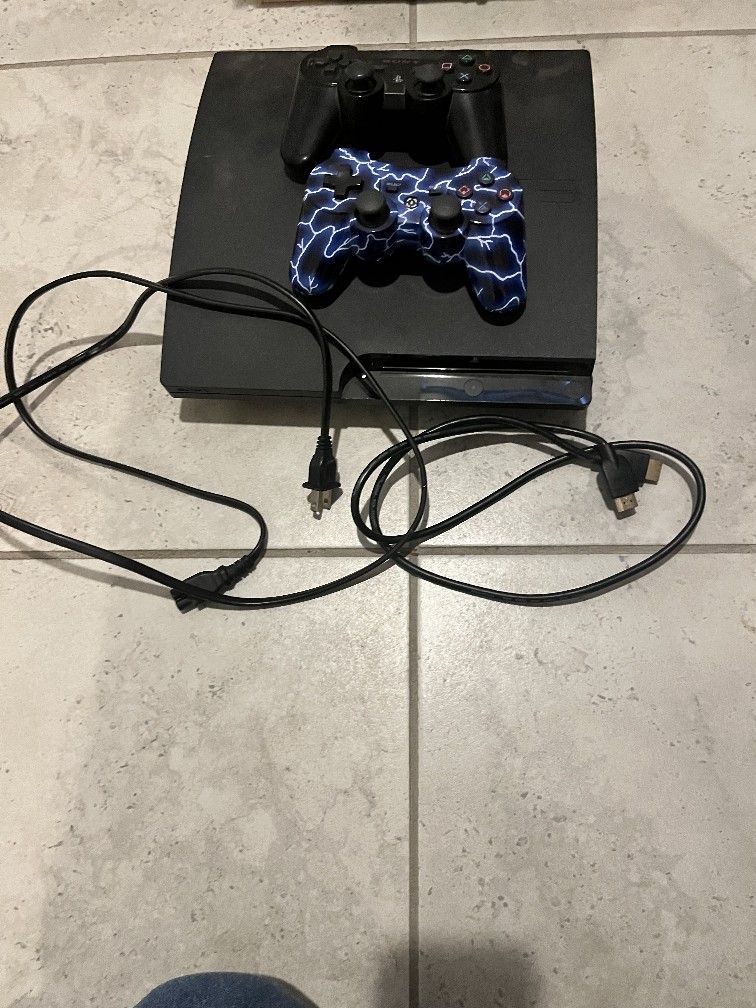 PS3 with 2 controllers