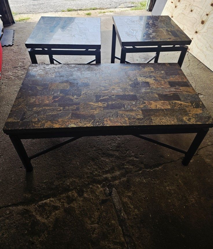 Marble Table Set 