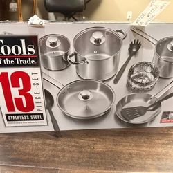 Brand New Stainless Steel Pot Set From Macy's Originally 