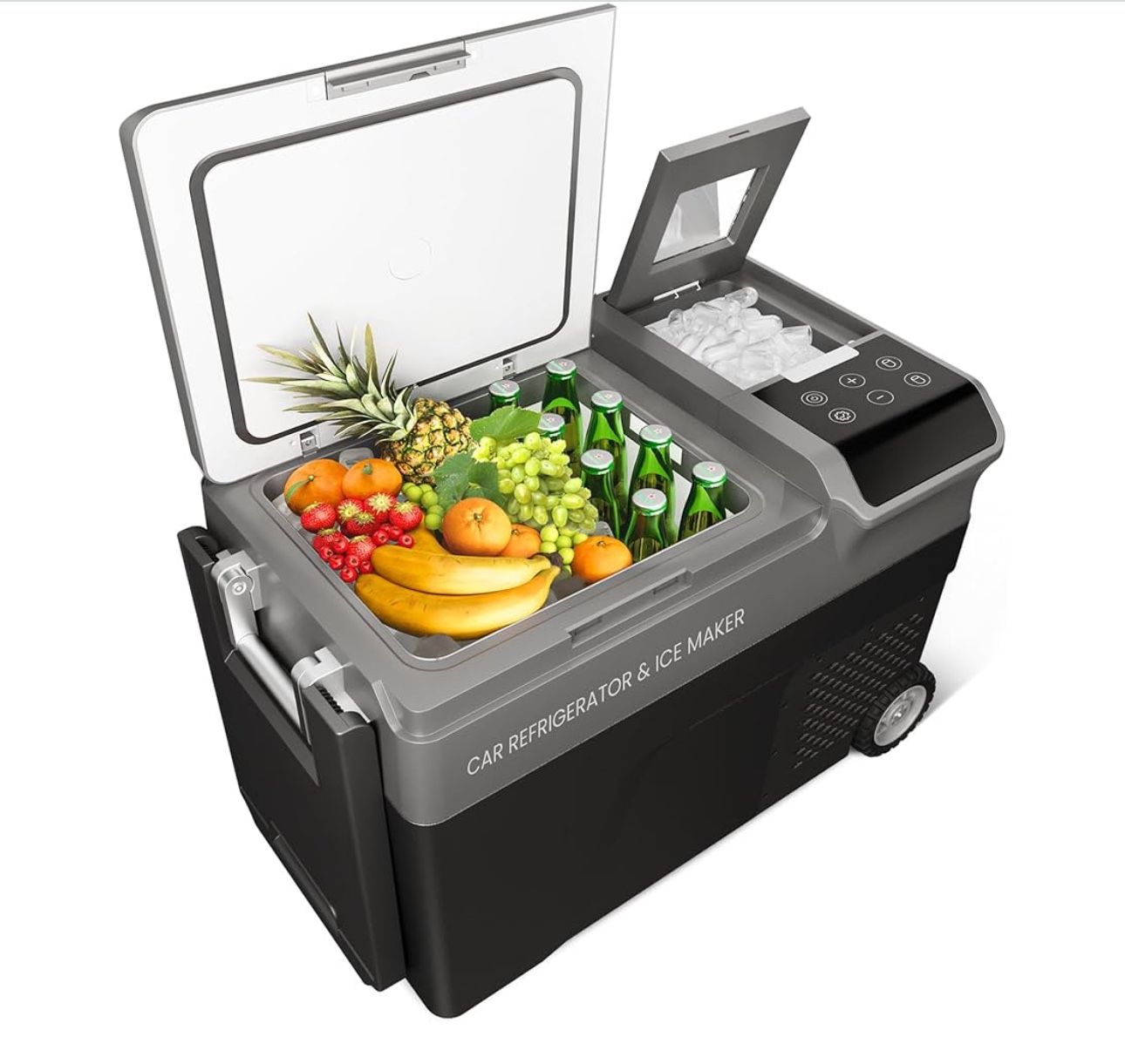 Car Refrigerator With Ice Machine