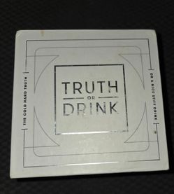 Truth or Drink party card game, produced by CUT Game