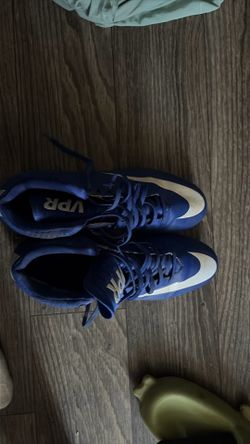 Nike blue football cleats size 12.5