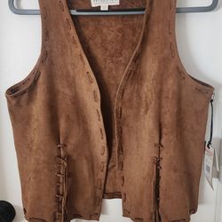 Brand New Beautiful Brown Vest