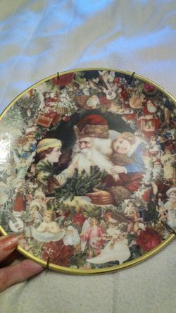 Christmas collector plate