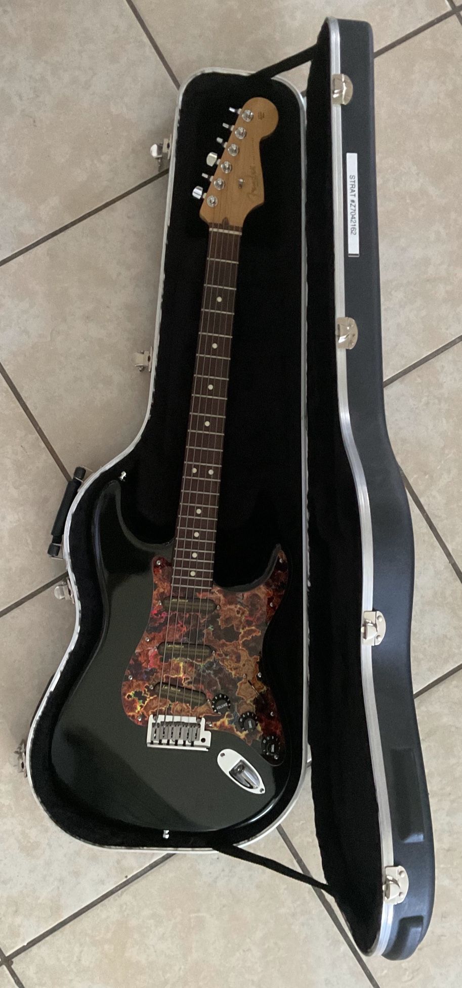 Custom 2003 Fender American Standard Stratocaster 1 Of A Kind With Hard Case.