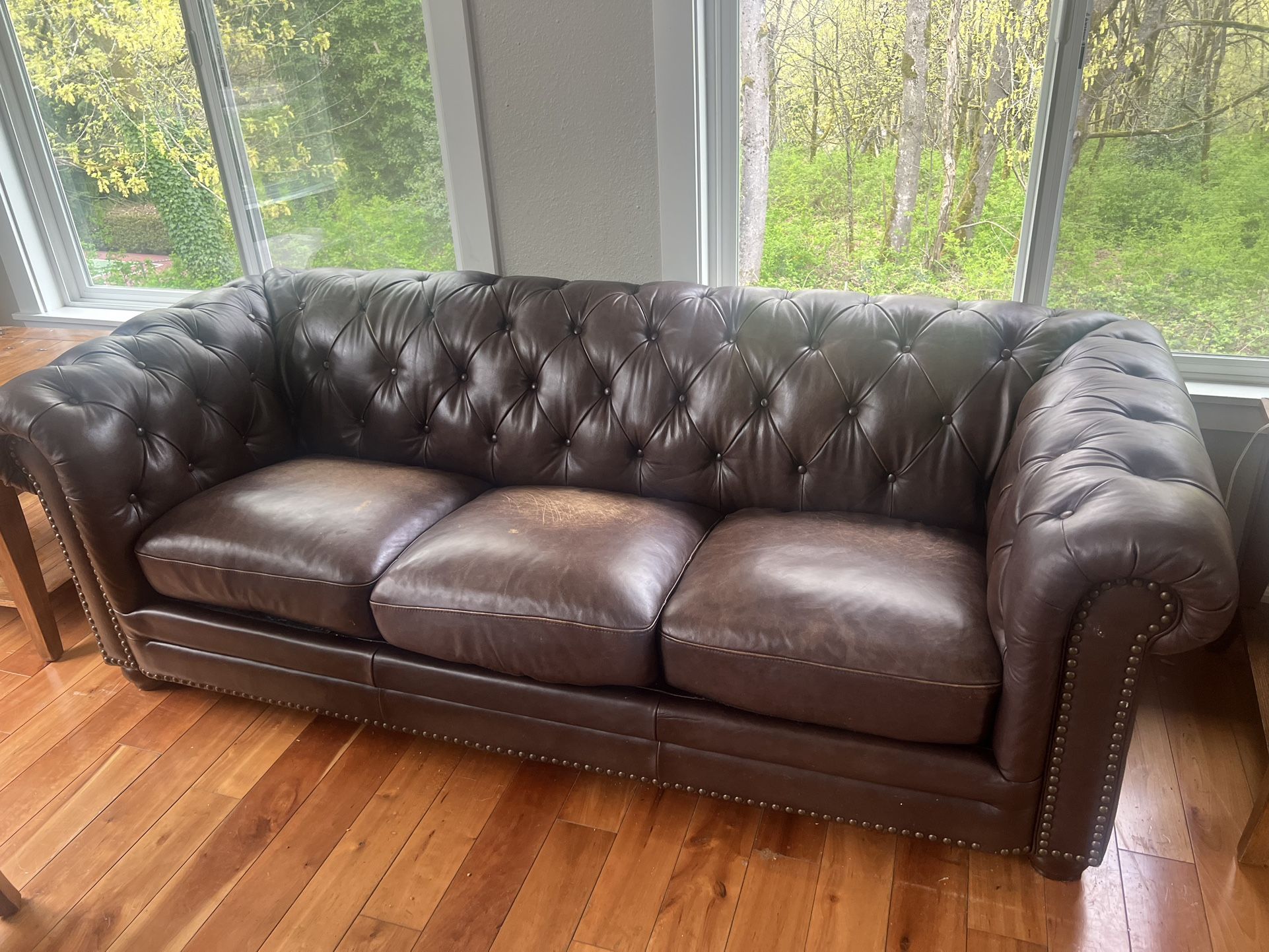 Leather Couch 