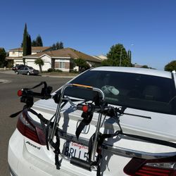 Light Weight Trunk-Mounted Aluminum 2- Bike Carrier