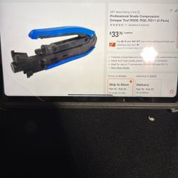 Professional Grade Compression Crimper Tool