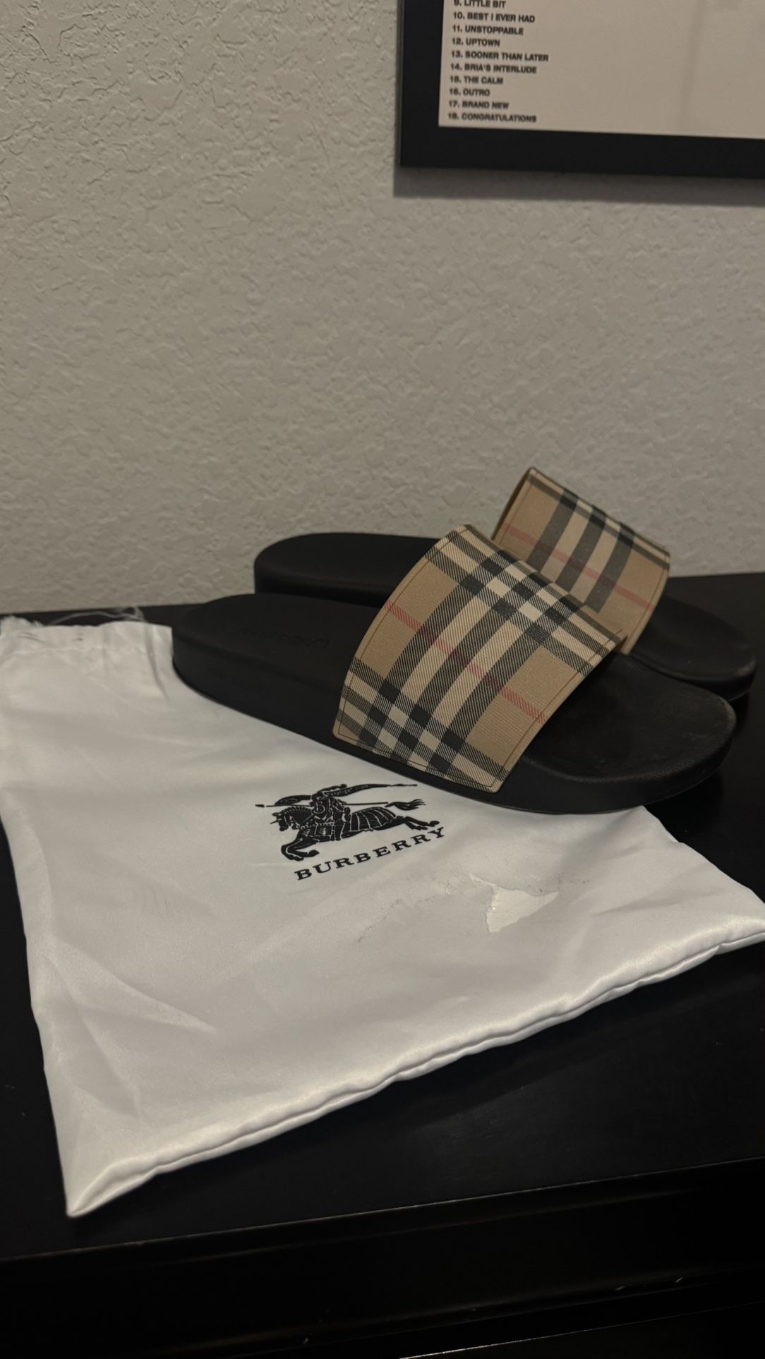 Burberry slides