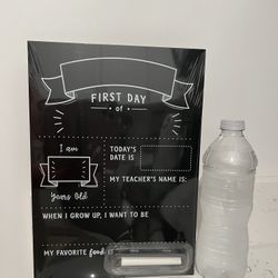My First Day Of______🖍️CHALKBOARD