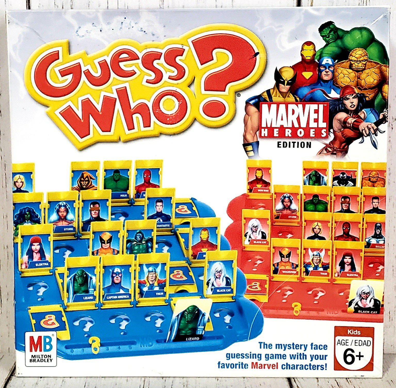 Guess Who? Marvel Heroes Edition Game Milton Bradley 2006 - No Instructions