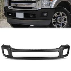 LA Zona Auto Parts 2011 to 2016 Ford F250 F350 Super Duty Modular Lower Front Bumper Defensa de Enfrente Negra Matte Black