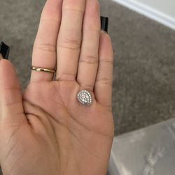 Diamond Tear Pendant 