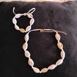 Puca Shell Necklace And Anklet Or Bracelet 