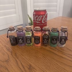 $10 each set - New Halloween Potion bottles. Each picture contains 1 set. 1st pic is a set of 7, 2nd and 3rd pic is a set of 8. Please pickup in th