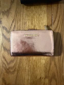 Michael Kors Rose Gold Metallic Wallet