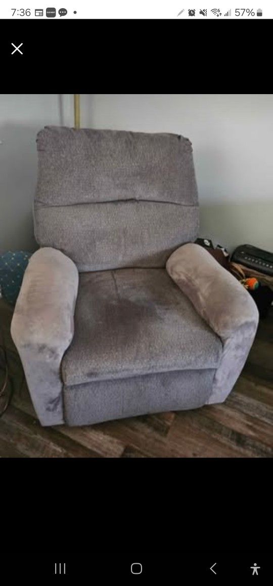 Grey Recliner