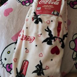 Coke Cola Cupid Blanket 