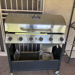 Royal Gourmet 5-Burner Propane Grill with Side Burner & Sink - NEW