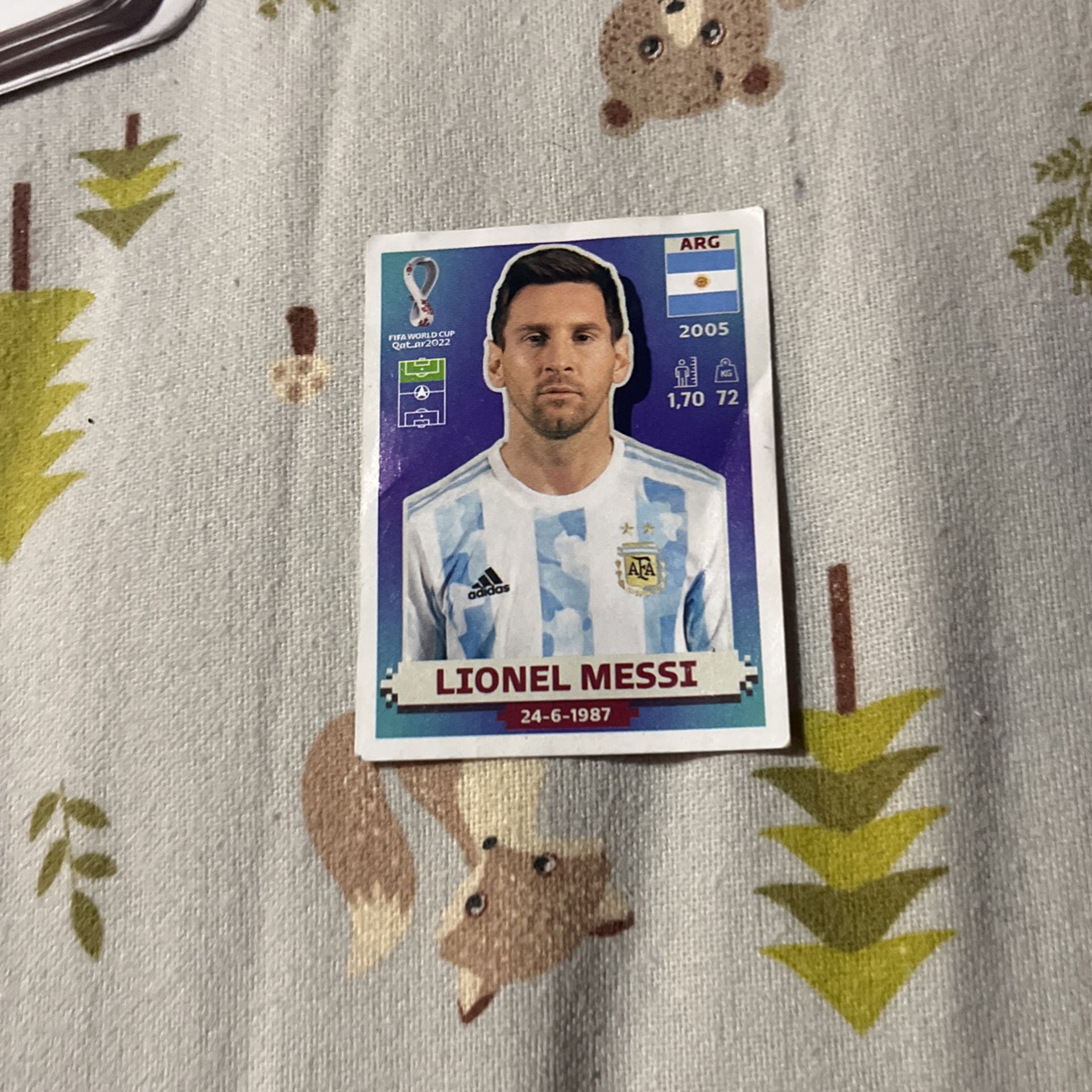 Messi Card 
