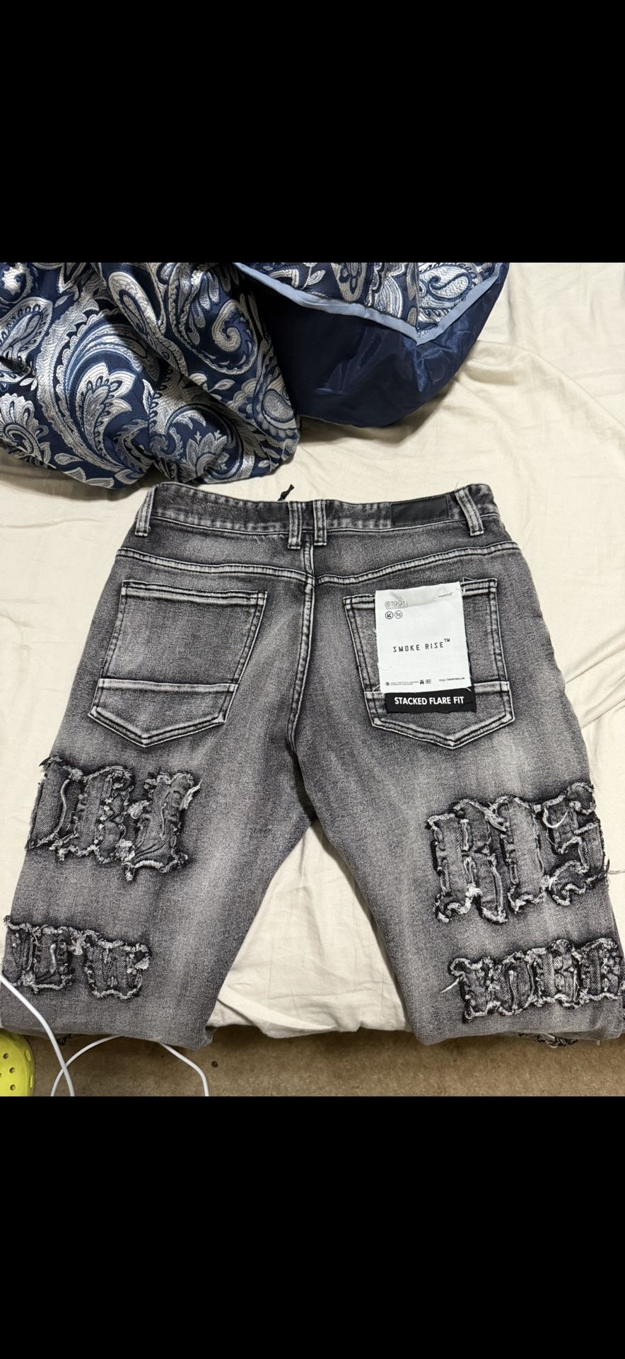 Mens Stacked Jeans Asking $100‼️