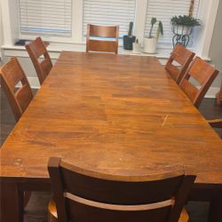 Dinning Table With Chairs Of 7 