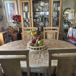 Dining table And China for sale