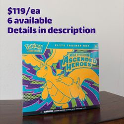 Ascended Heroes Elite Trainer Box - Pokémon ETB