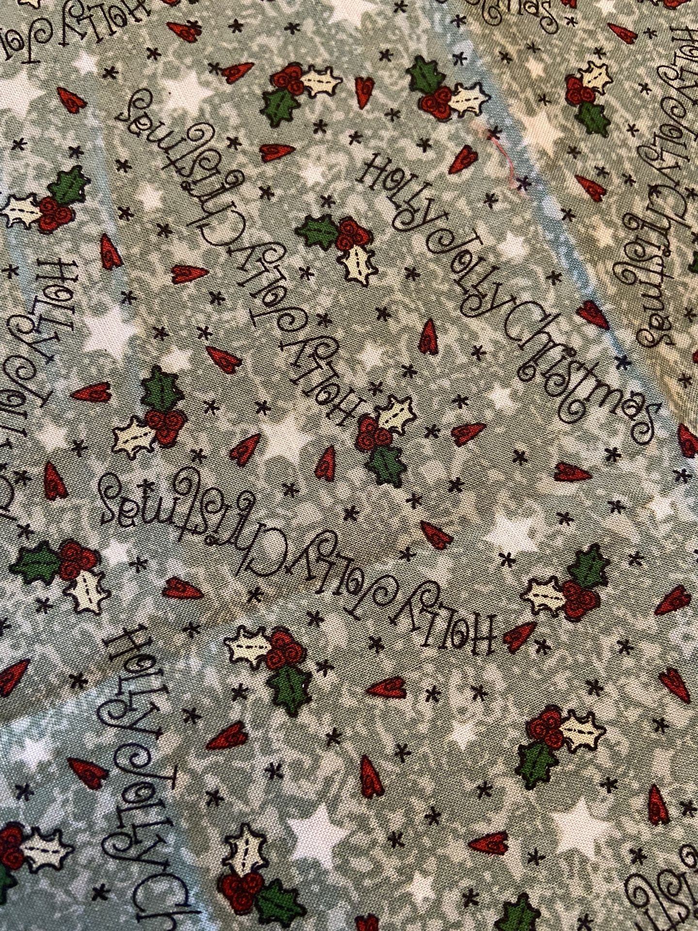 Holly Jolly Christmas Fabric