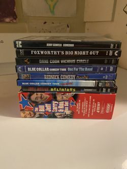 8 Stand Up Comedy DVD’s 