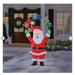 6ft Motion LED Santa With hoHoHo