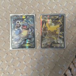 RARE XY BLASTOISE AND PICKACHU PROMO CARDS 2016