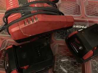 Milwaukee Charger And Batteries For Parts