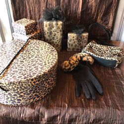 Leopard Print Fashion Set.  8 Pieces