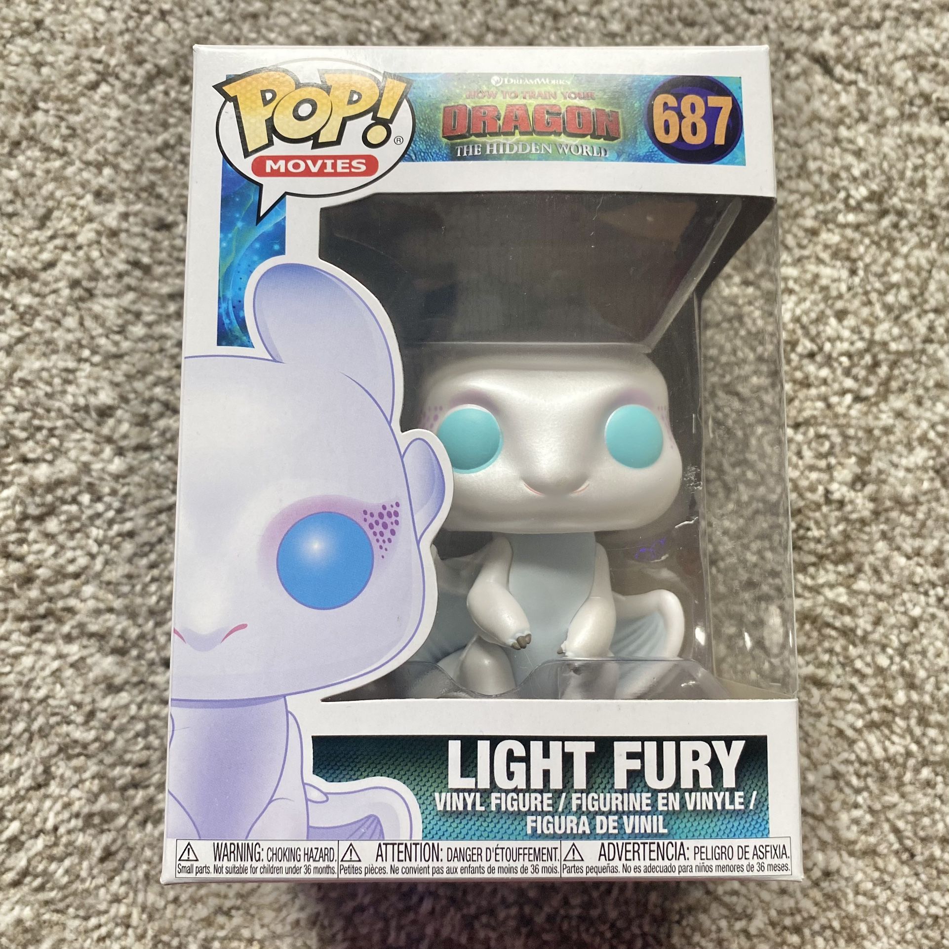 Funko Pop Movies #687 HTTYD - The Hidden World - Light Fury