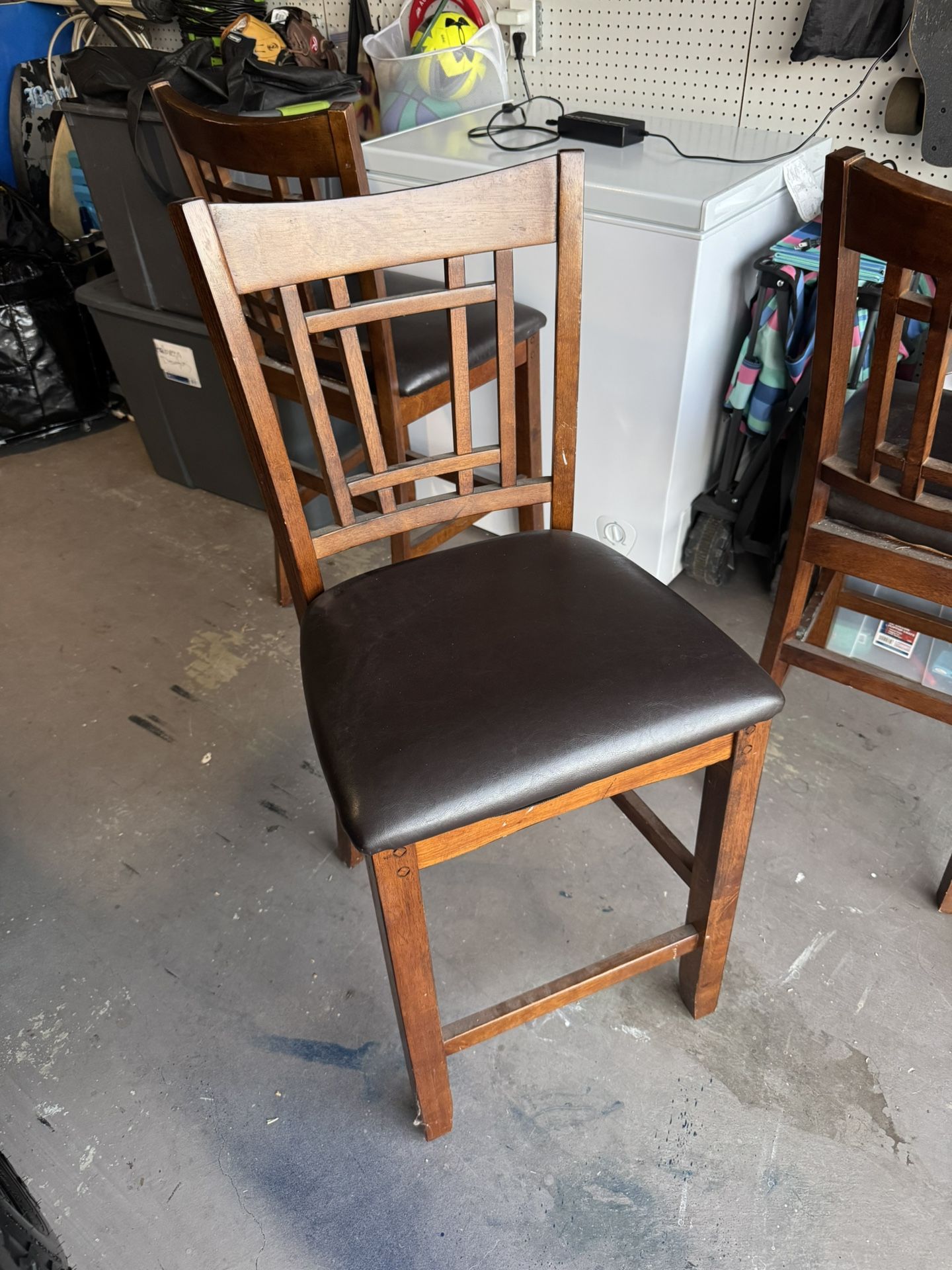 Set of 4 High-top Dining Chairs