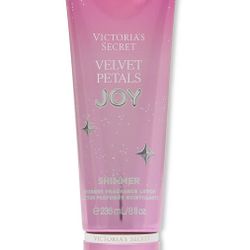 VICTORIA’S SECRET VELVET PETALS JOY SHIMMER FRAGRANCE BODY LOTION CREAM 8 oz NEW