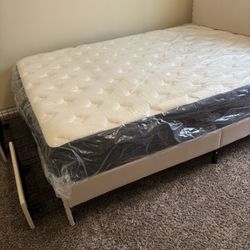 Queen Mattress And Bed frame 