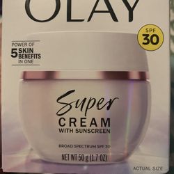 Olay SUPER CREAM WITH SUNSCREEN SPF30  50 Grams 1.7 FL OZ