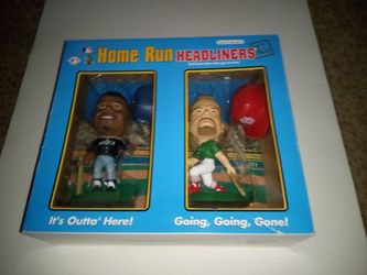 (Rare) Mark McGwire & Ken Griffey Jr. Bobble Head  With COA