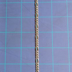 7 Inch Gild Over Silver Bracelet 