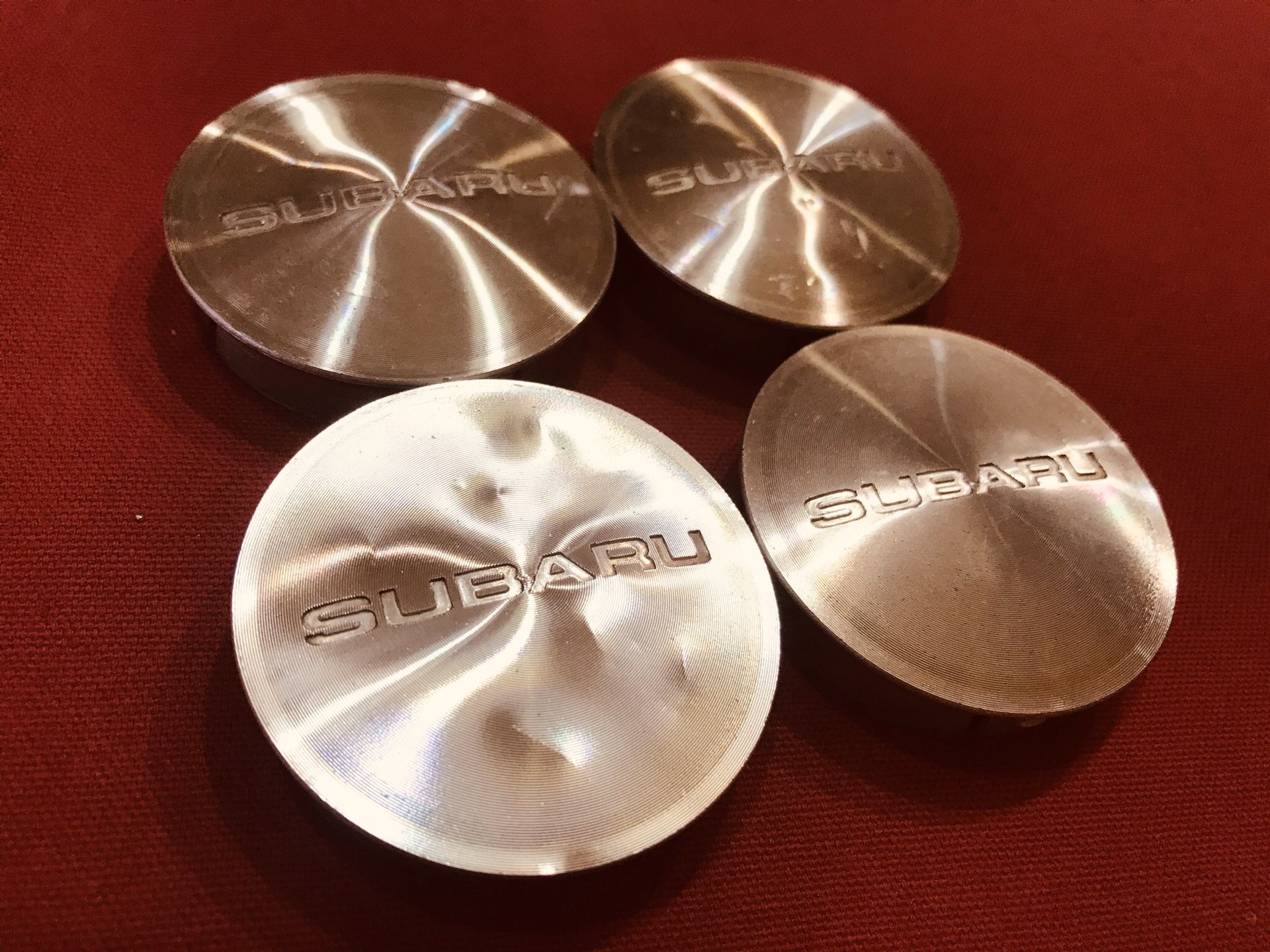 Subaru rim center caps.
