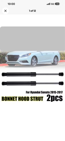 2X Front Hood Lift Supports Shock Struts for Hyundai Sonata 2015 2016 2017 Sedan