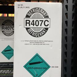 R-407C REFRIGERANT 25 LB