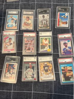 Graded sports card lot