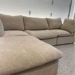 Super Soft Cloud Sectionals Available 