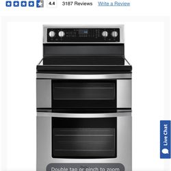 Electric Stove with Double Oven